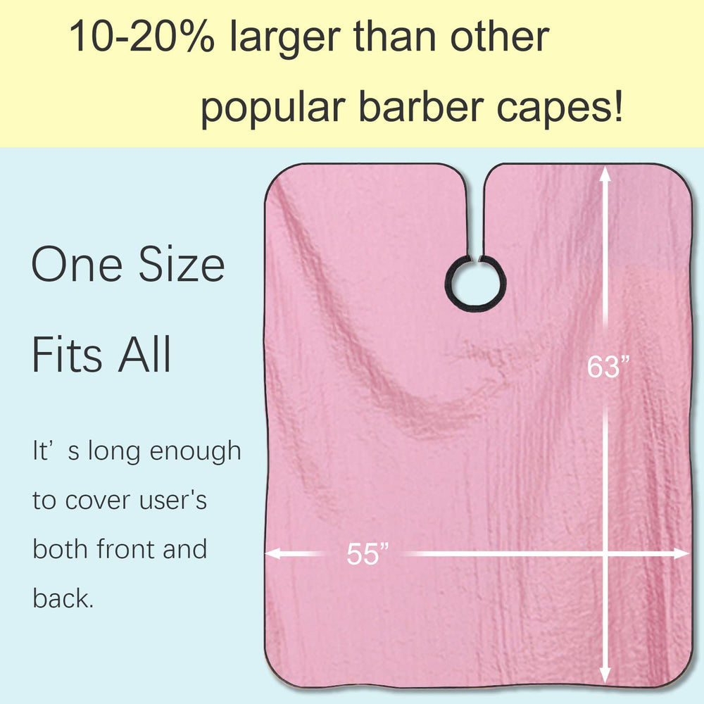 Iusmnur barber cape one-size-fits-all for adults and kids