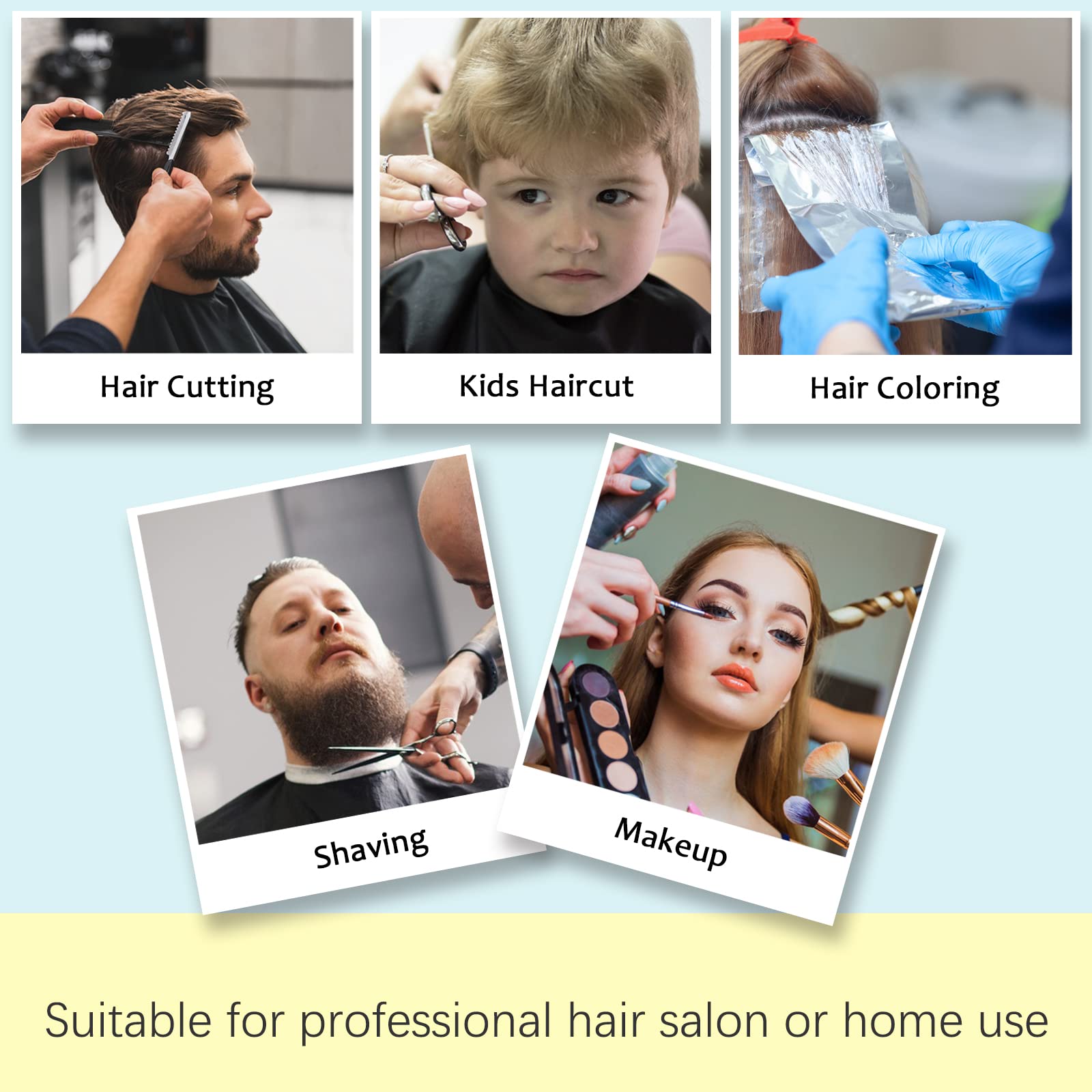 Iusmnur barber cape used in professional salon settings