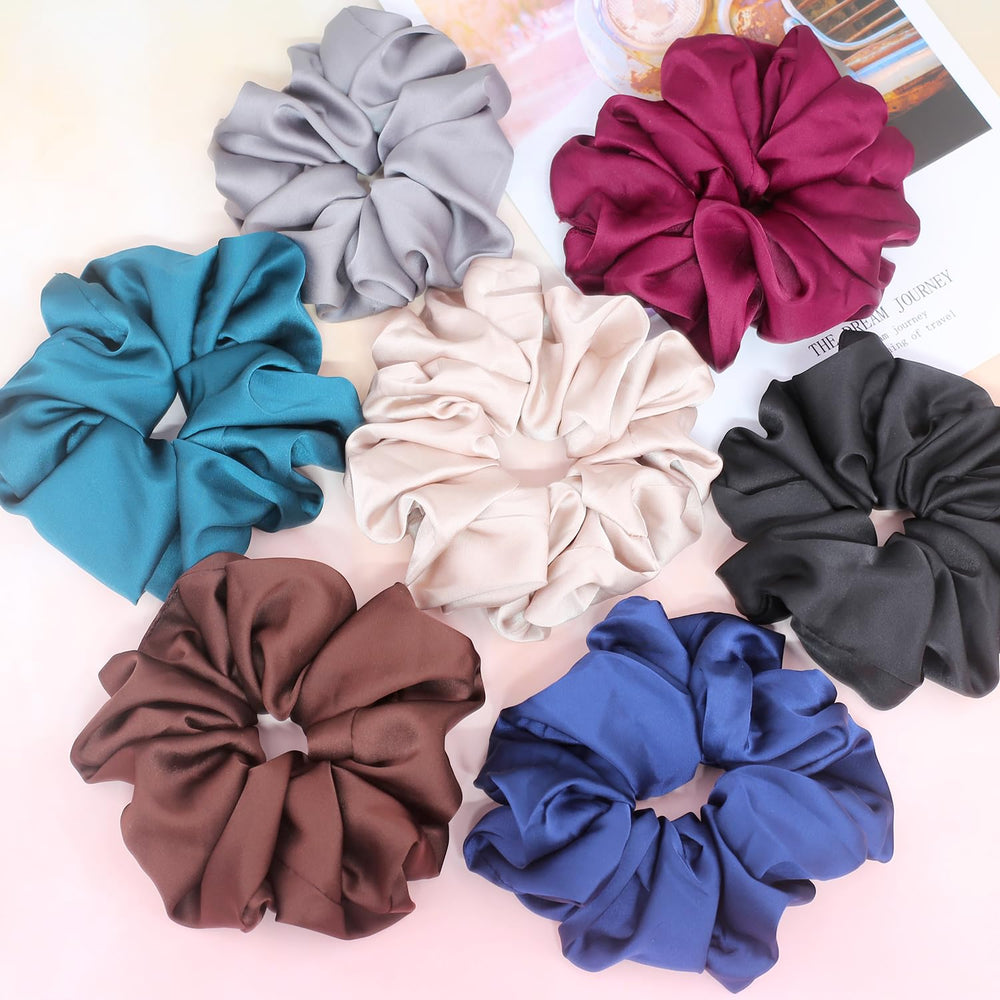IVARYSS big-scrunchies wrapped hair 6inch for thick hair