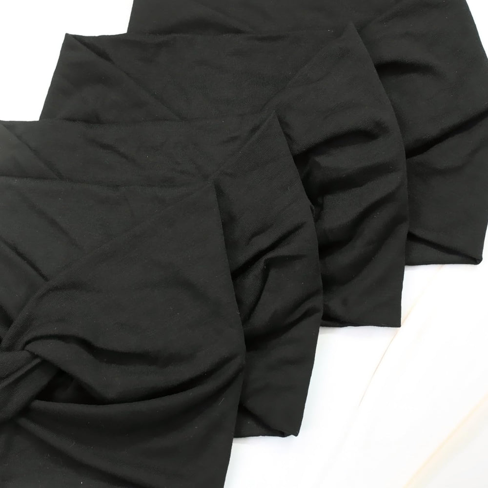 IVARYSS black headbands pair with outfits for travel and daily use