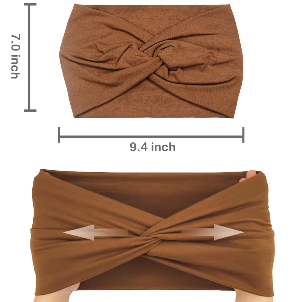 IVARYSS neutral headbands worn with athletic wear for comfortable workouts