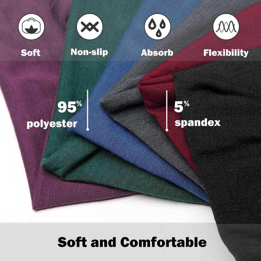 IVARYSS wide headband color variety display supports easy style pairing