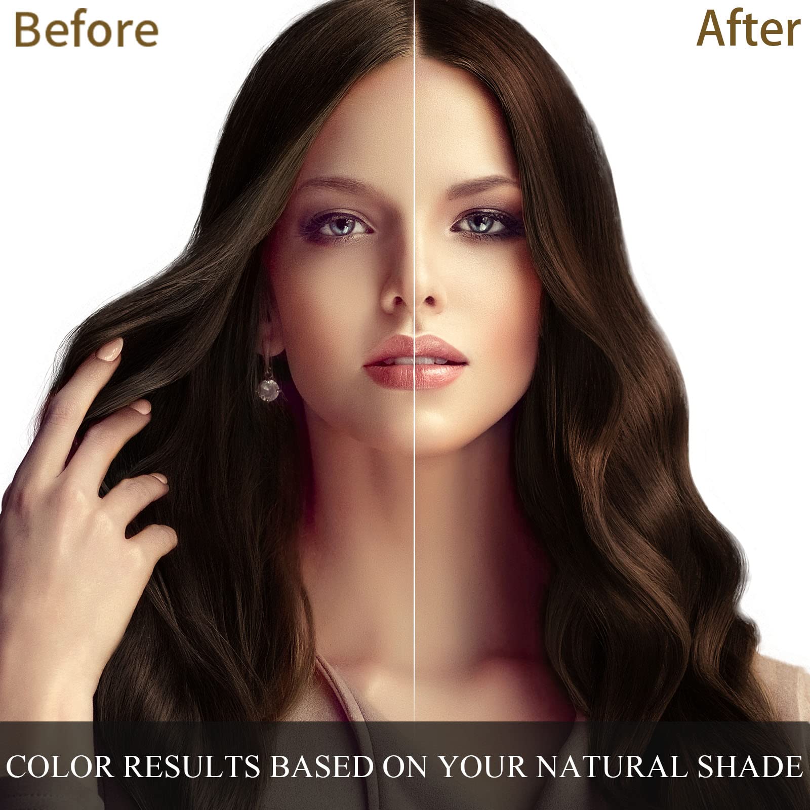 Ivnil 3-in-1 dye shampoo conditioner packaging emphasizes all-in-one color care.