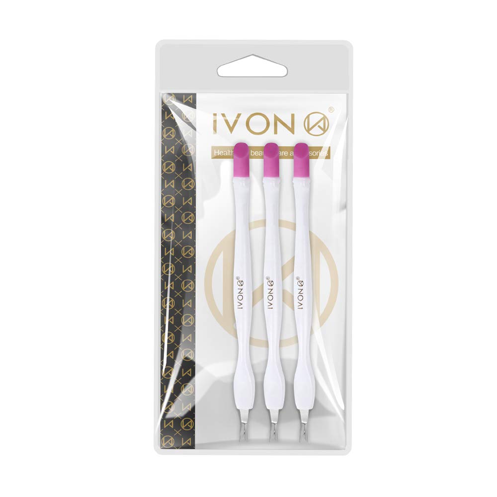 IVON double-end design in use demonstrates versatile nail-care routine after shower.