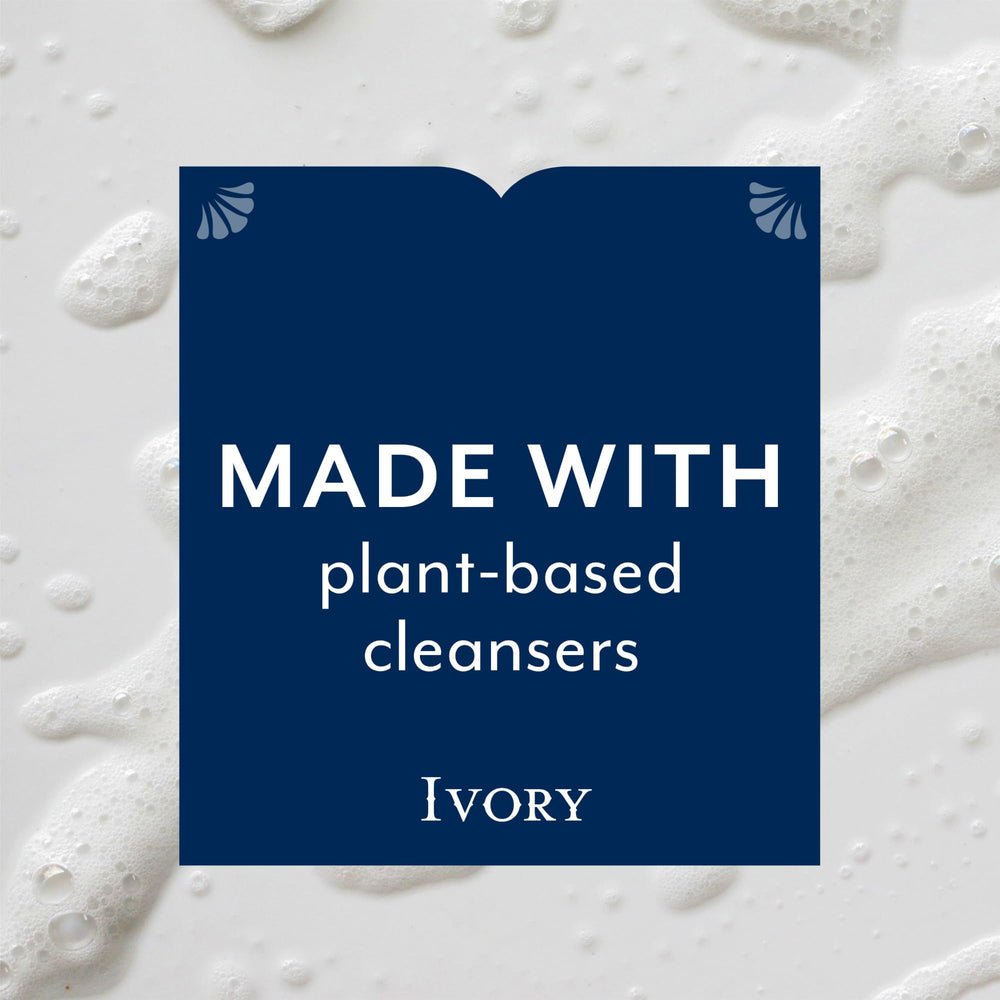 Ivory Body Wash Original rich lather creates a luxurious clean during daily showers.