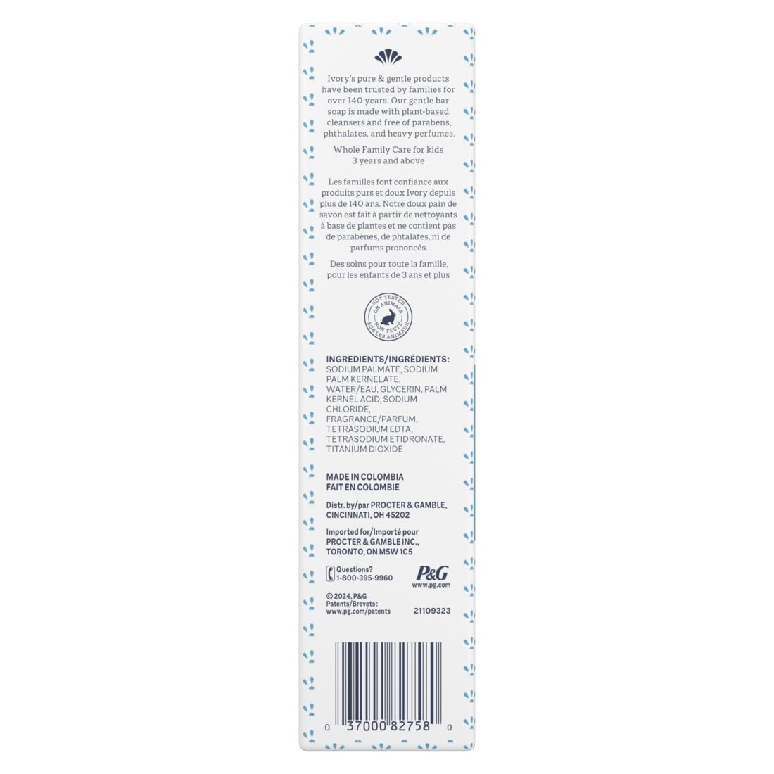 Ivory Clean Original Bar Soap family-use scene suggests versatile everyday washing.