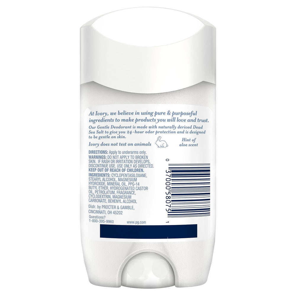 Ivory cruelty-free deodorant illustrating ethical product choice
