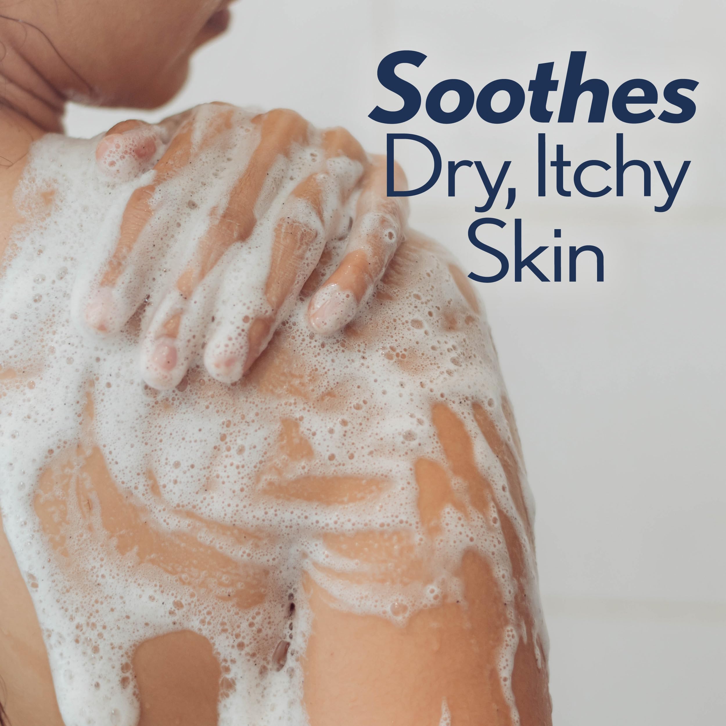 Ivory pouring wash with vanilla notes, brand gentle scent benefit