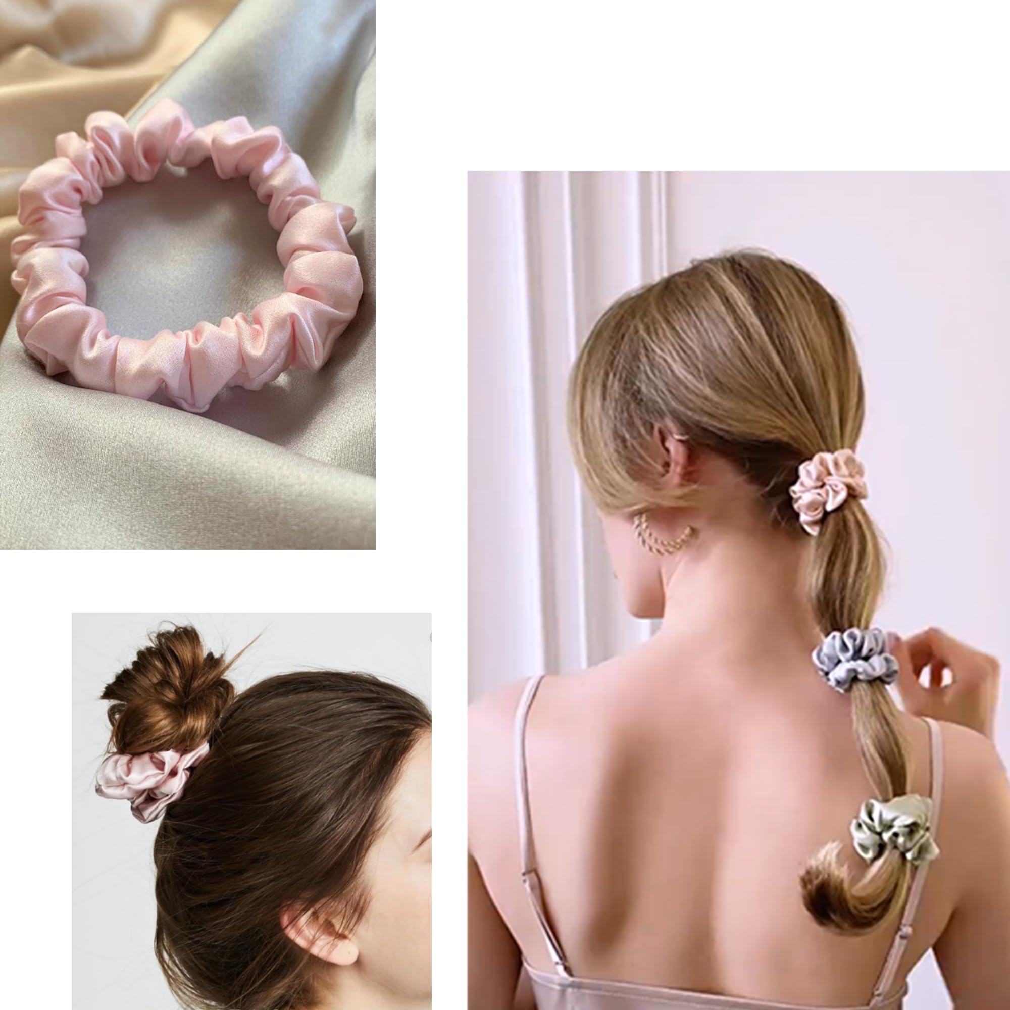Ivyu conjunto de 20 gomas satinadas, regalo perfecto para mujer.