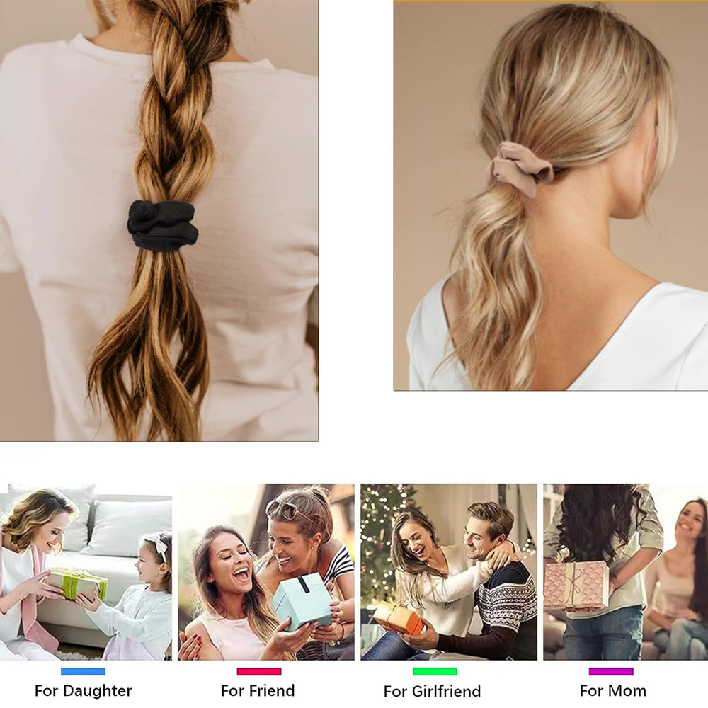 Ivyu Hair Scrunchies gift-ready packaging highlights ideal gift.