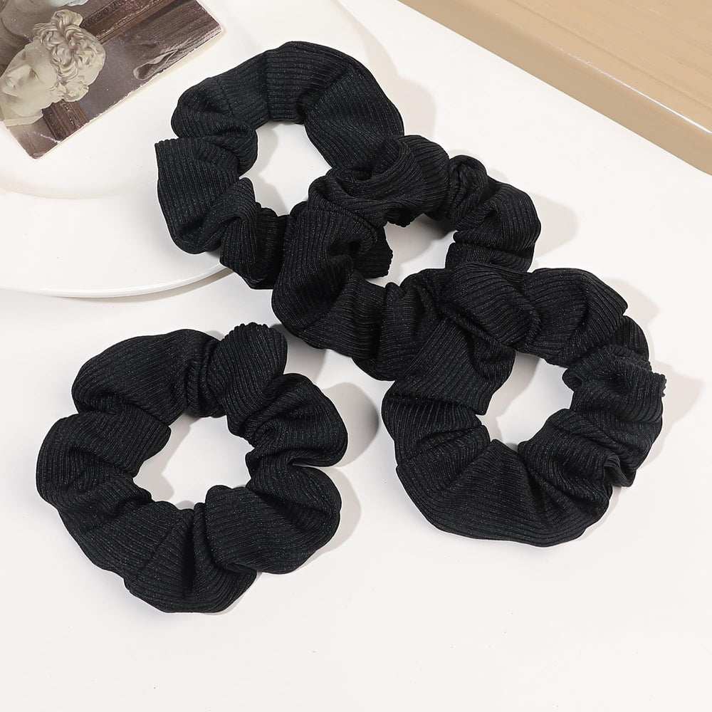 Ivyu Hair Scrunchies strong-stretch band close-up prevents slipping.