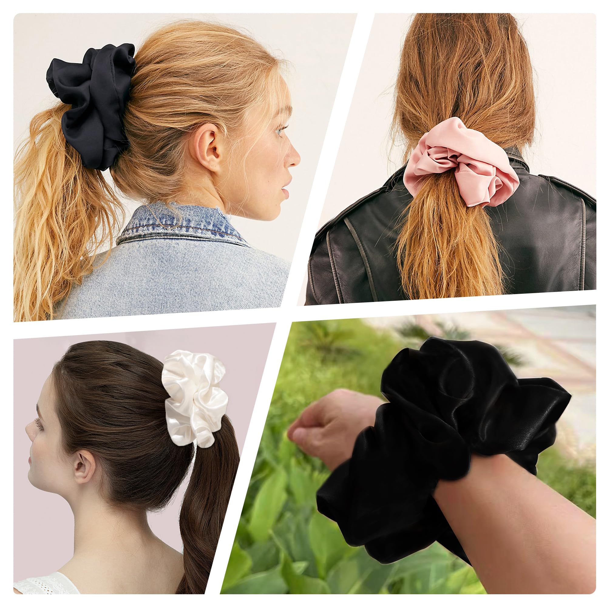 Ivyu all-hair-types scrunchies work on curly, straight, and fine hair.