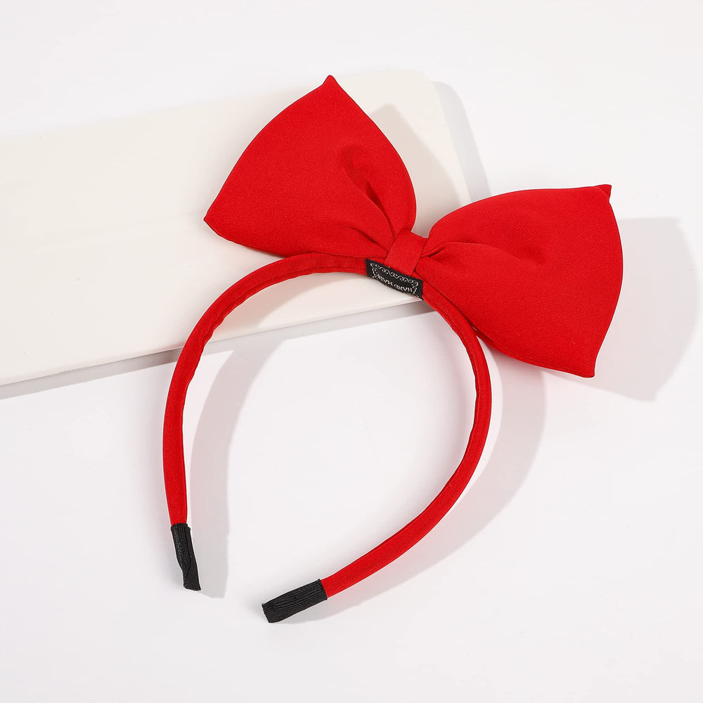 Ivyu Red Bow Headband doubles as daily wear accessory for Disneyland or casual outfits.