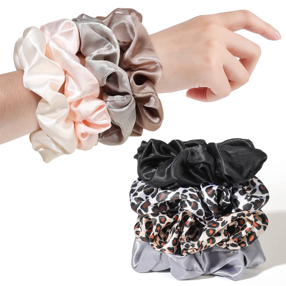 Ivyu satin scrunchies shine with premium softness preventing hair pulling.