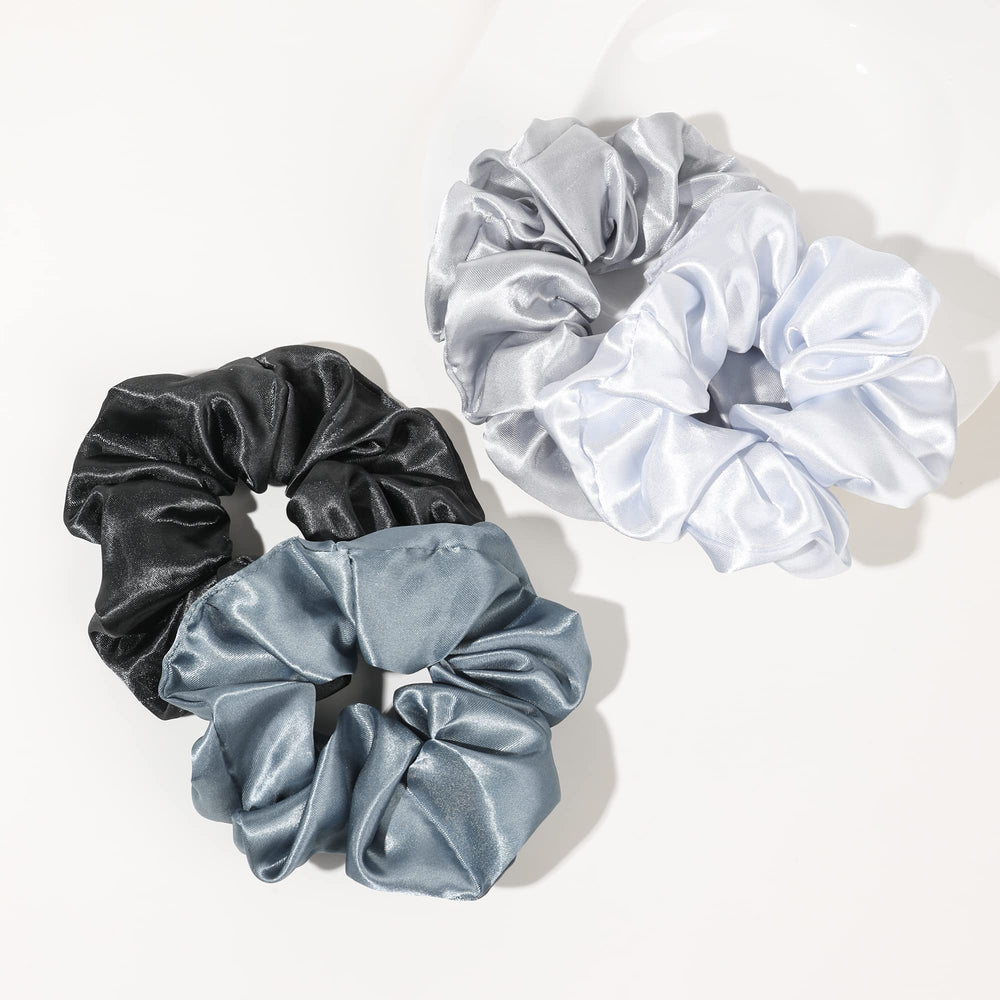Ivyu satin scrunchies worn on wrist show convenient carry-and-go style.