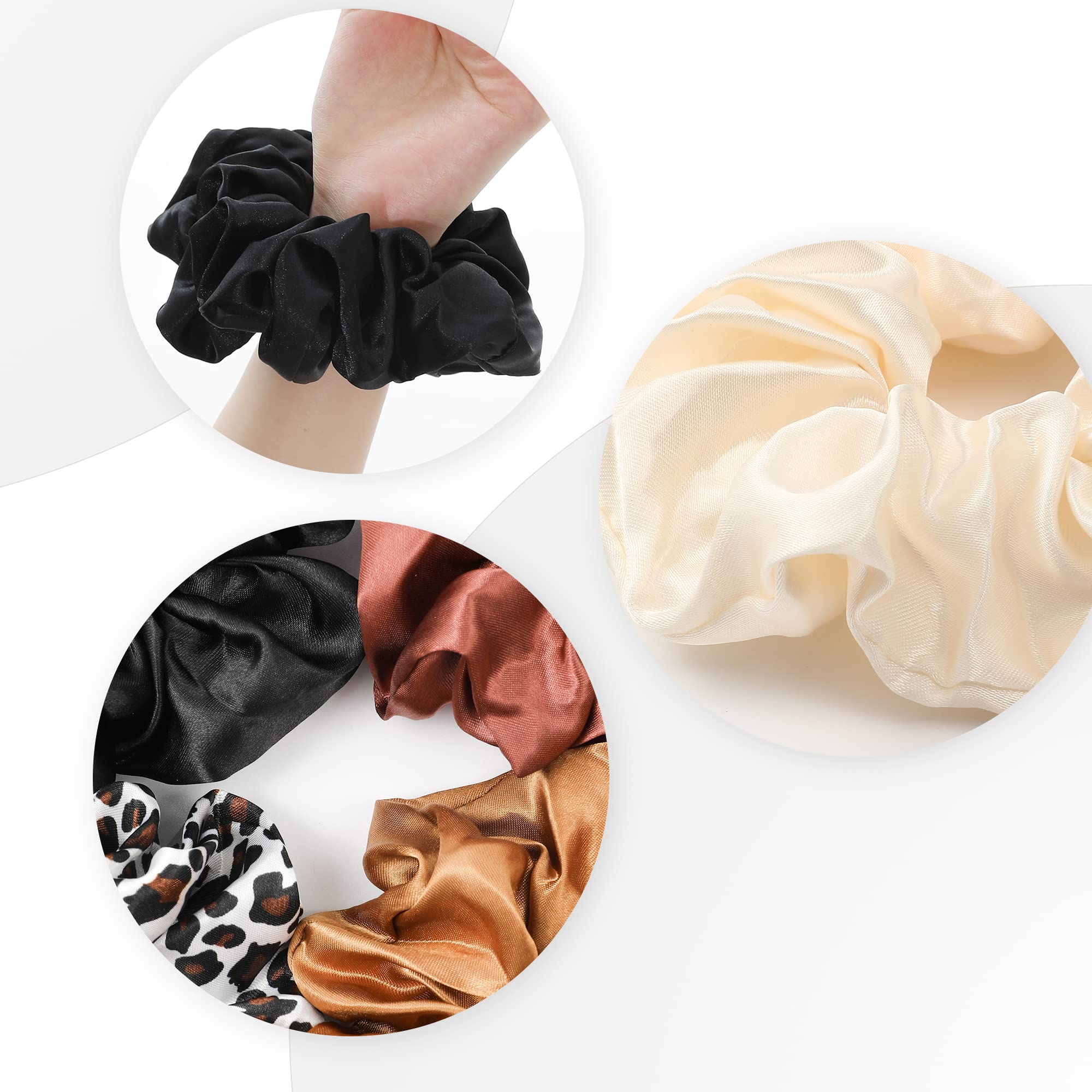 Ivyu scrunchies worn on wrist suggest convenient carry and style accessorizing.