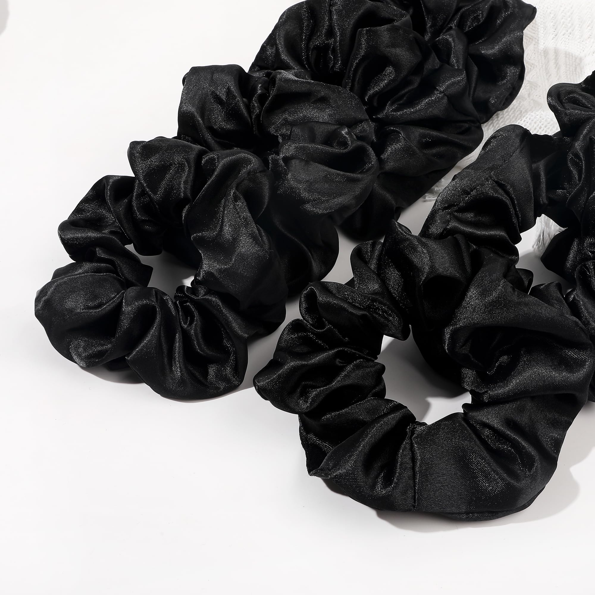 Ivyu soft elastic band scrunchies ensure secure hold with low pull.