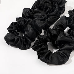 Ivyu soft elastic band scrunchies ensure secure hold with low pull.