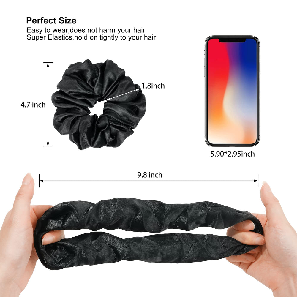 Ivyu wrist-friendly satin scrunchies fit comfortably on the wrist.