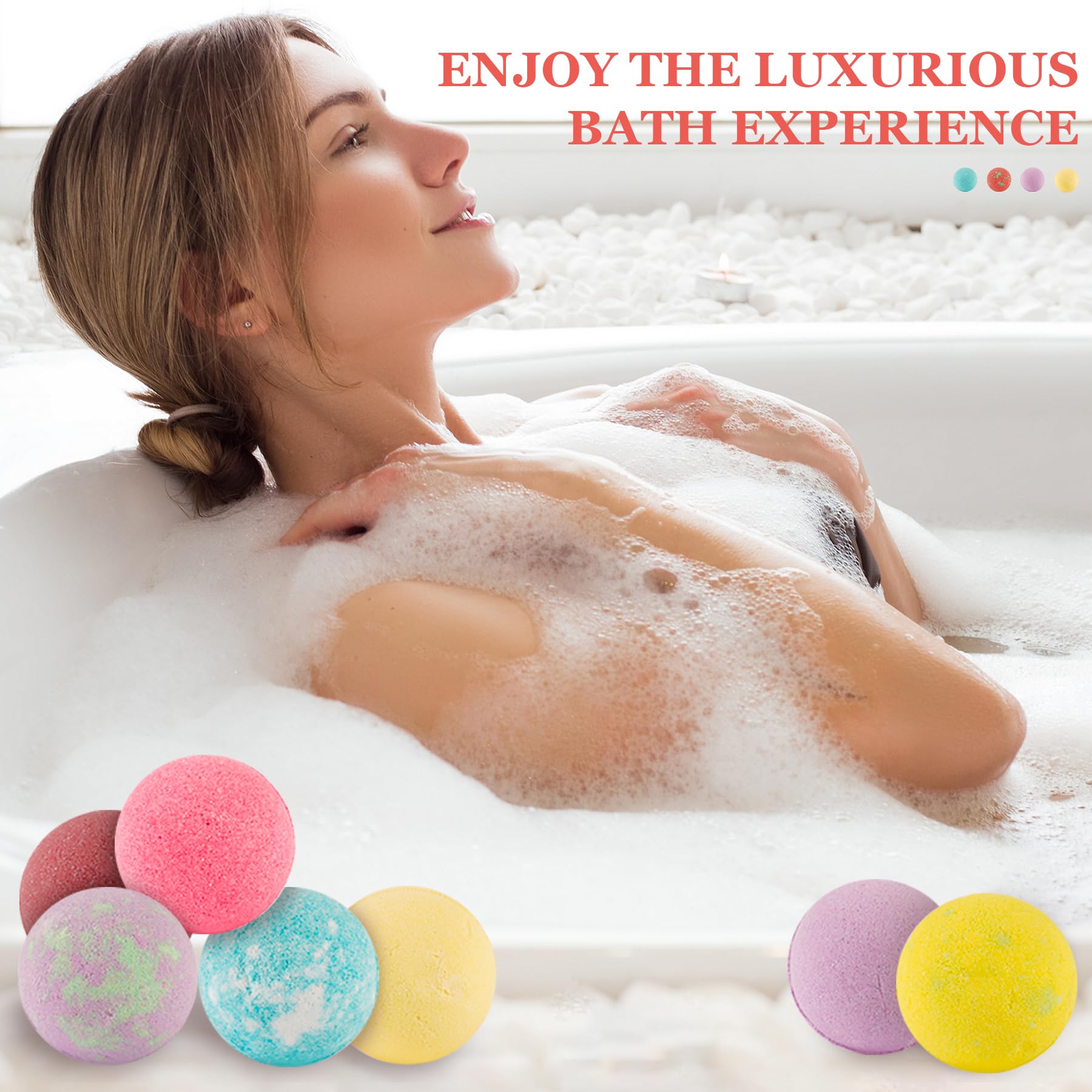 IvyWorkshop 10 scents with clear fragrance labels for quick selection during bath time