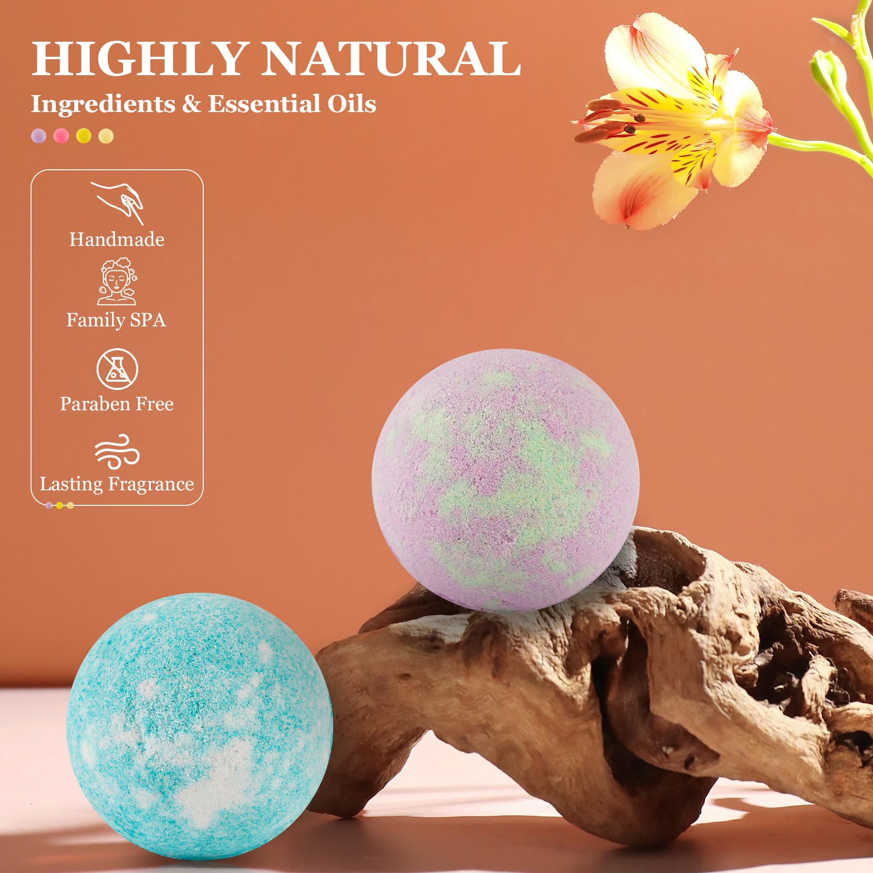 IvyWorkshop bath bombs dissolve in minutes in warm water for a richer lather