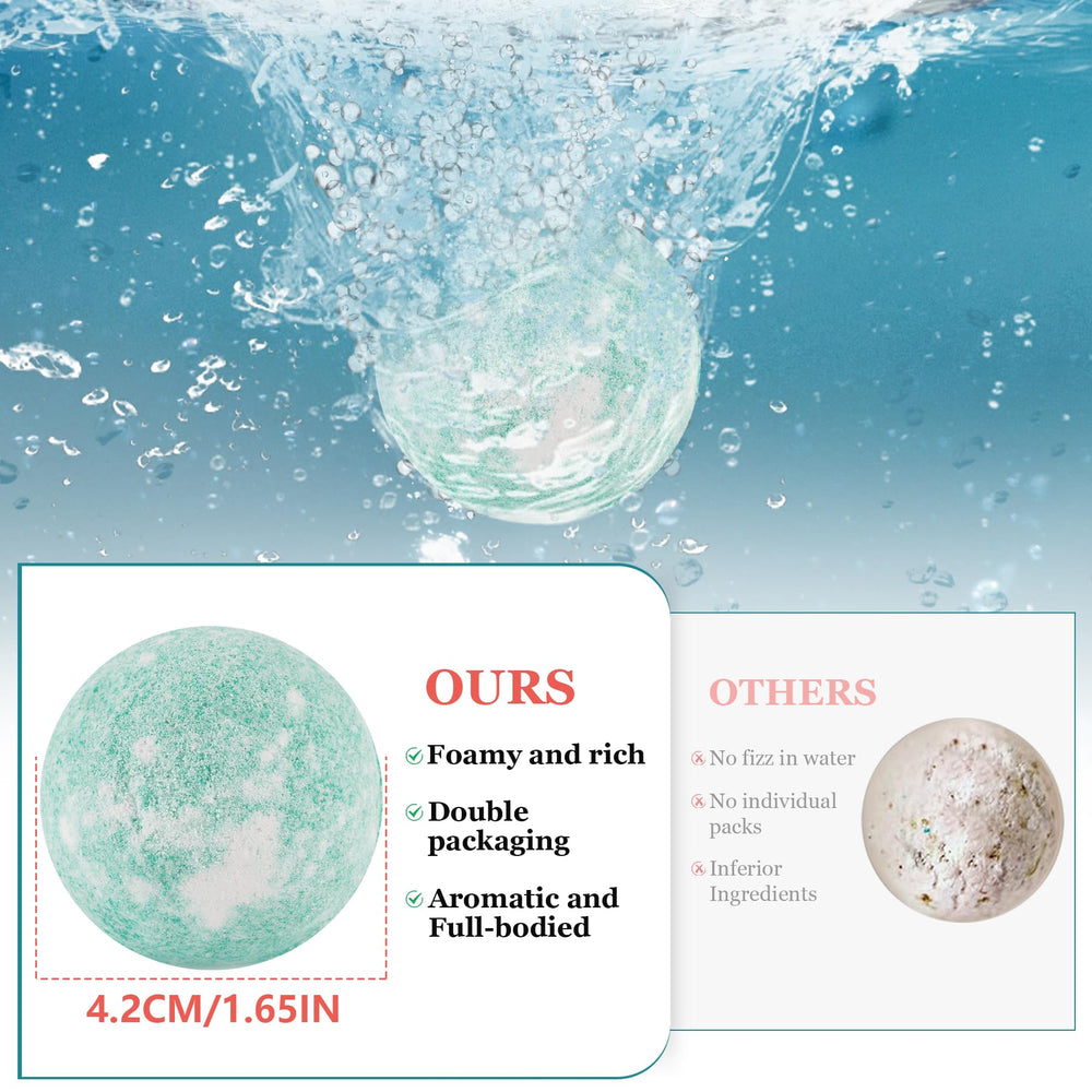 IvyWorkshop bath bombs natural ingredients close-up highlights skin-nourishing oils