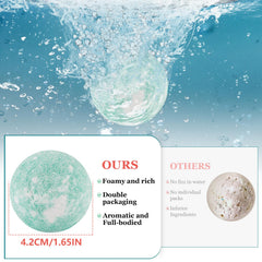 IvyWorkshop bath bombs natural ingredients close-up highlights skin-nourishing oils