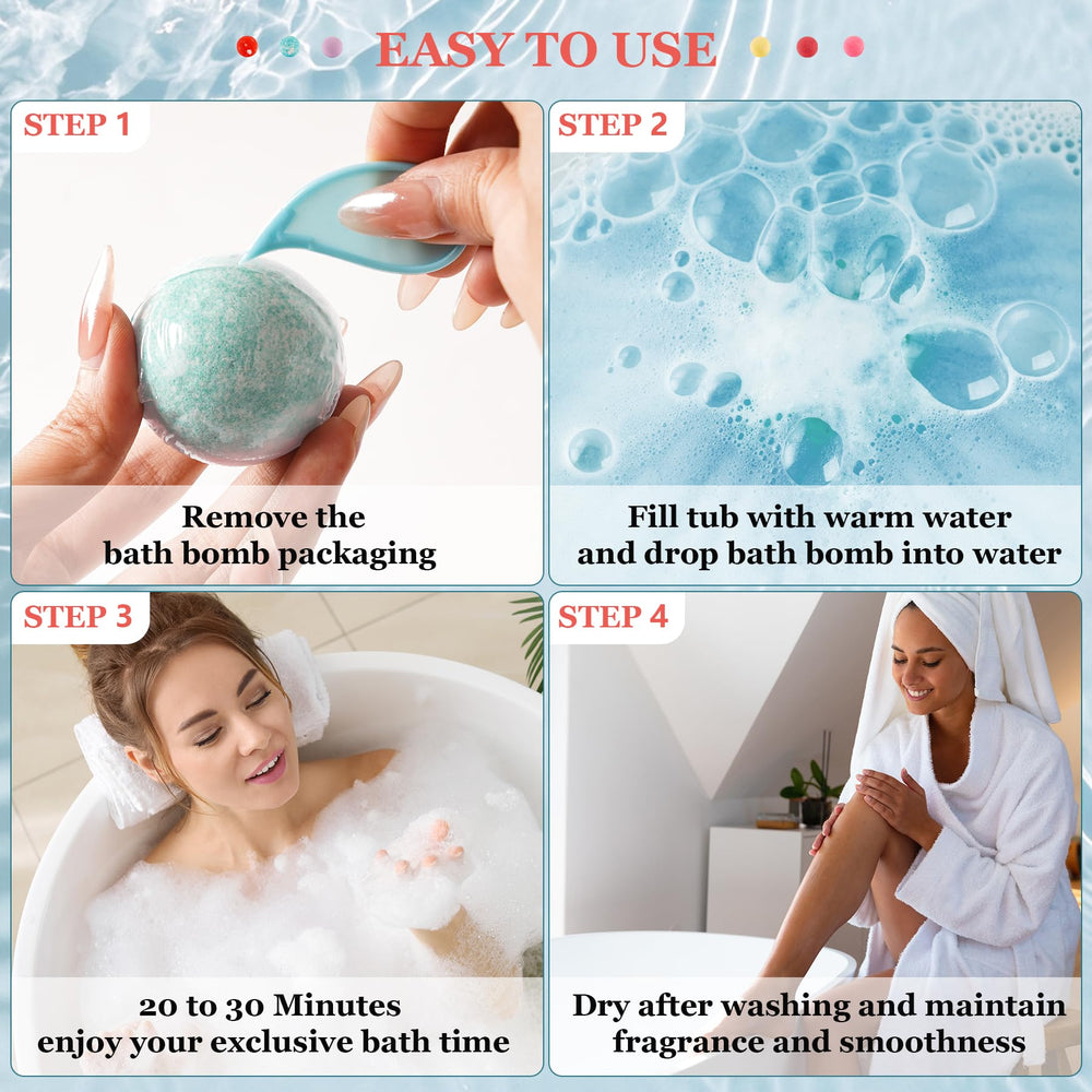 IvyWorkshop bath bombs scraper-inside feature shows a handy tool for easy unwrapping at home
