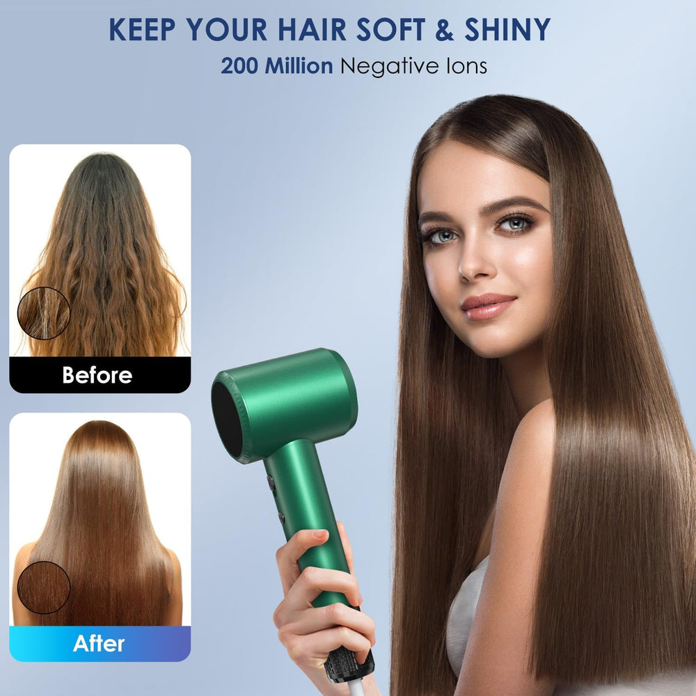 IWAANYI professional hair dryer 8 drying modes for customized styling and precise results.