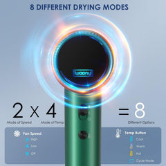 IWAANYI professional hair dryer US ALCI plug enhances safety during salon or home use.