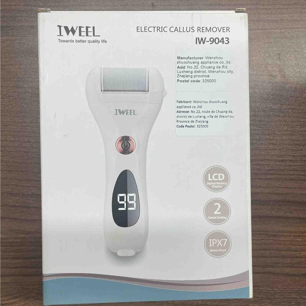 IWEEL foot file aftercare style image reinforces spa like home pedicure