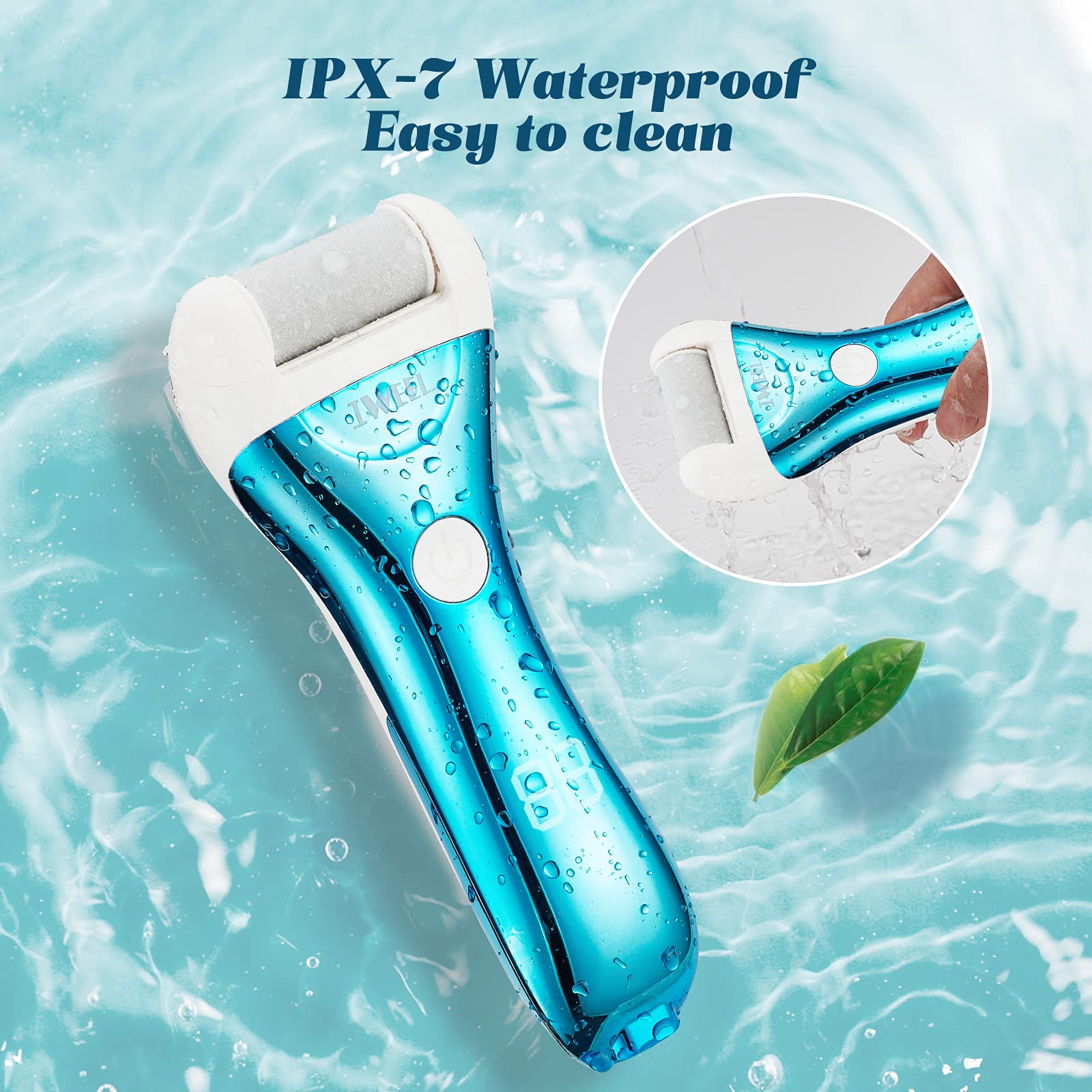 IWEEL IPX7 waterproof design allows easy rinse and cleaning