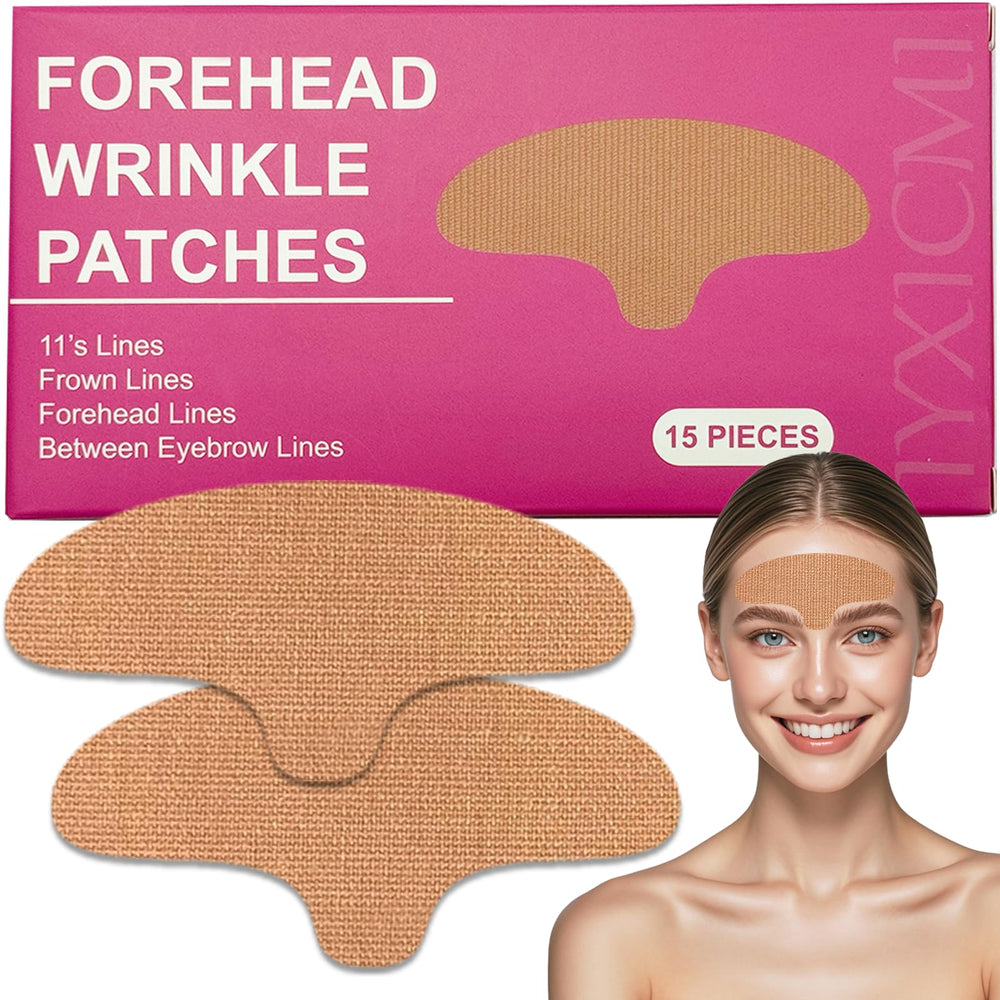 IyxicmI forehead patches demonstrate ergonomic fit targeting forehead wrinkles for precise coverage