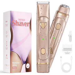 IZRIO Dermave bikini shaver dual-head design for precise bikini-area grooming