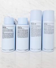 J Beverly Hills Blue Addbody ingredient close-up shows vitamin E and carrot seed for strength
