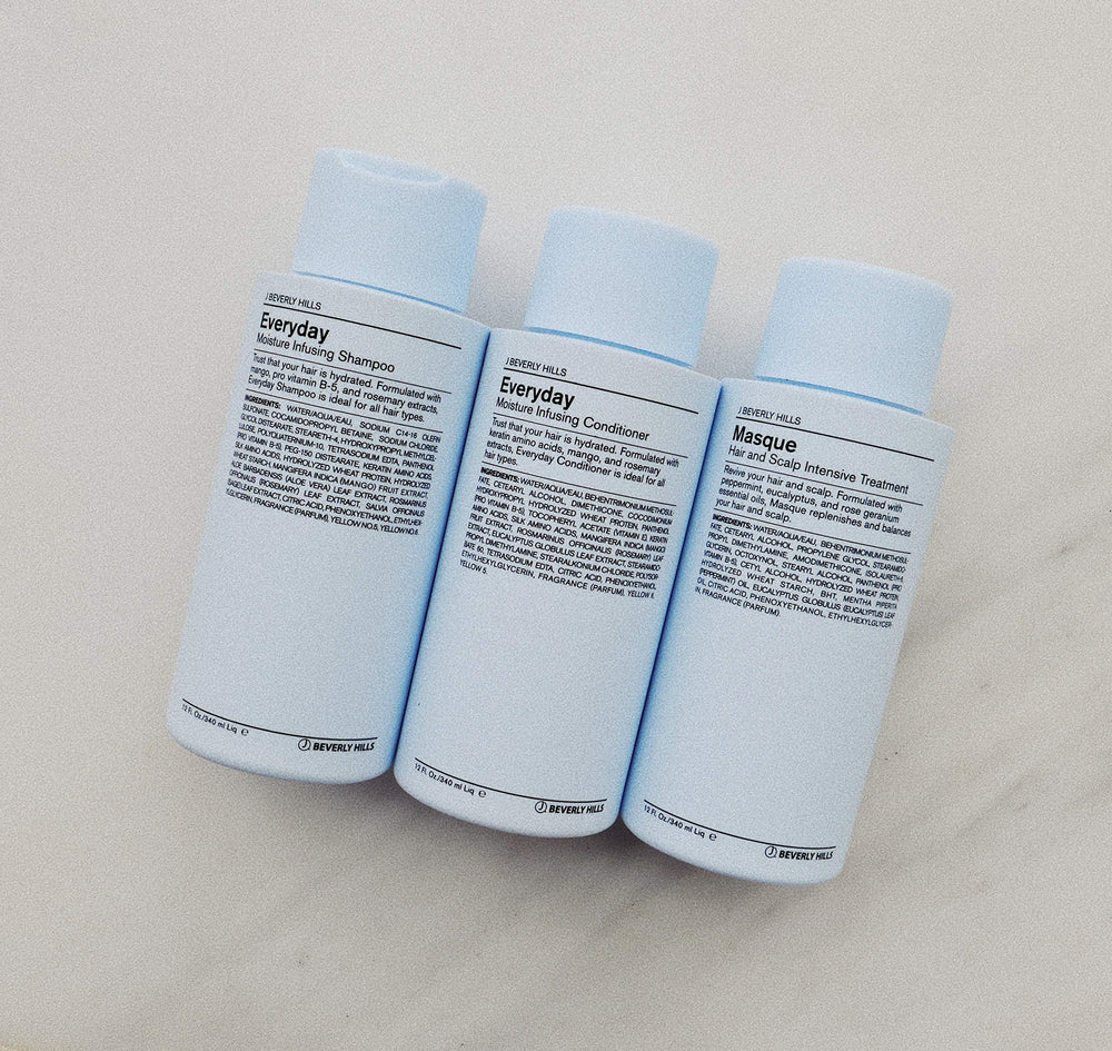 J Beverly Hills castor oil jojoba oil ingredient image for nourishing hair repair