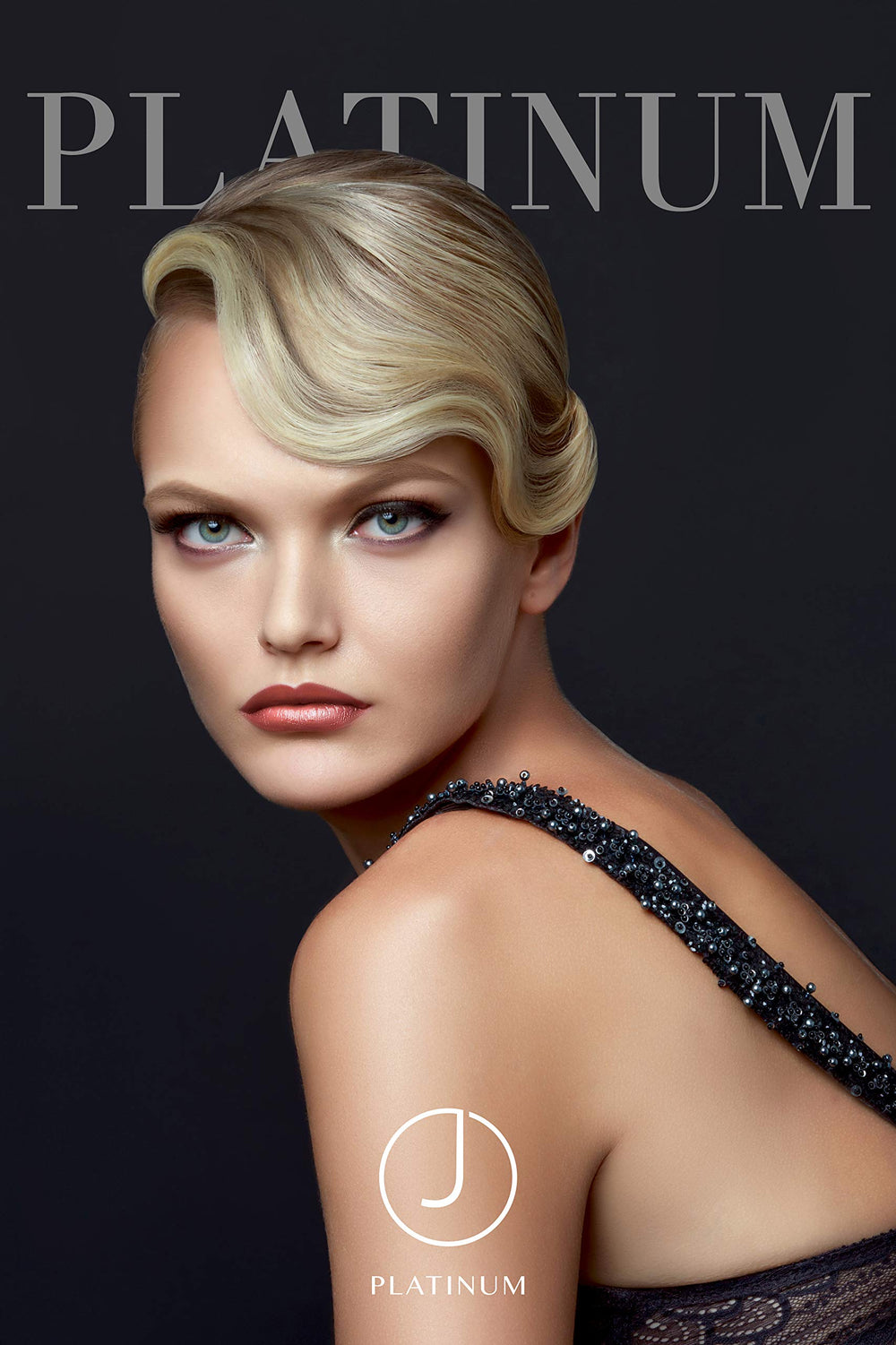 J Beverly Hills Platinum hair shine visual indicating polished finish