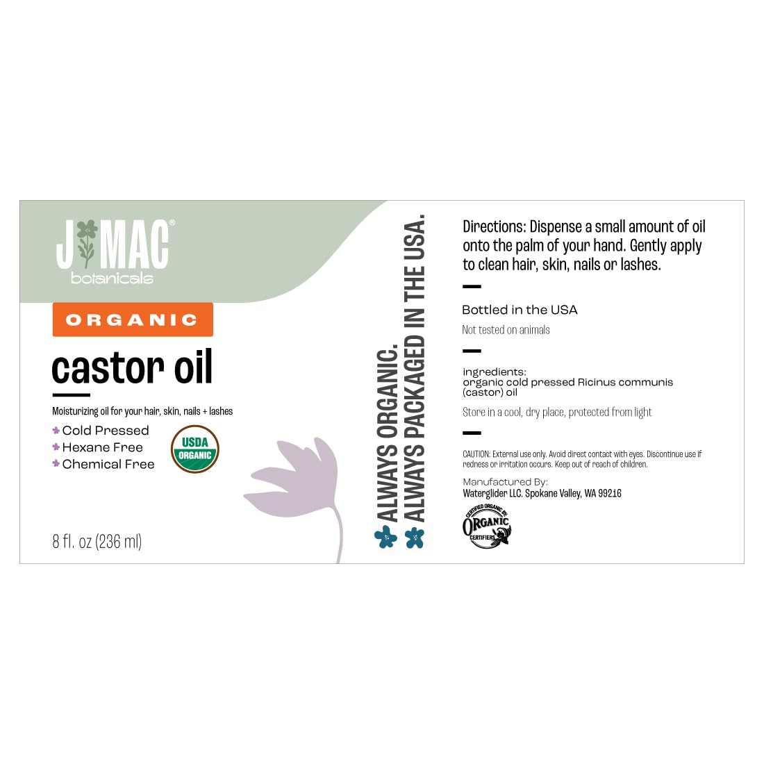 J MAC BOTANICALS family-owned brand offering satisfaction guarantee