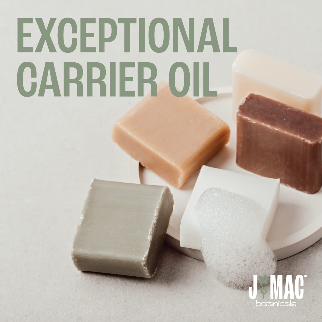 J MAC Botanicals fractionated coconut oil hair-care application