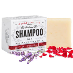 J.R.LIGGETT'S shampoo bar original formula bar shows mess-free washing for travel