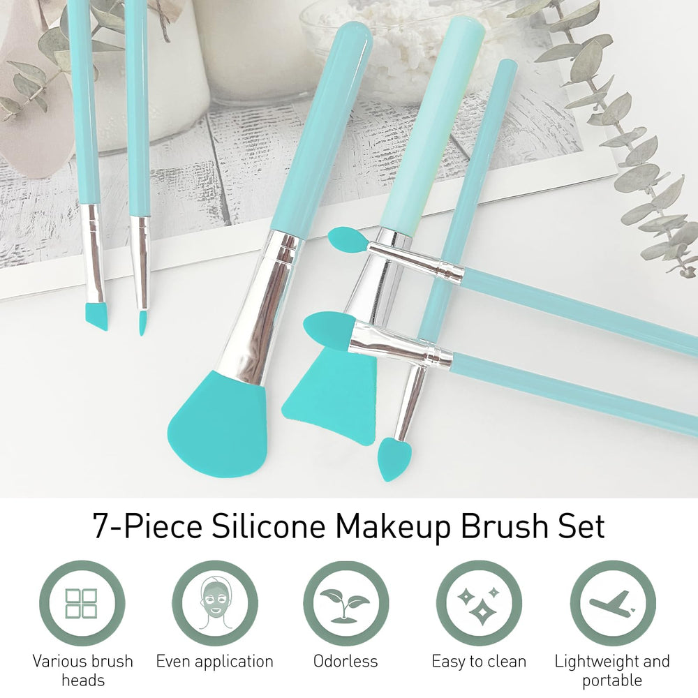 Jaasuee kit 7 piezas de brochas, herramientas versátiles para maquillaje y manualidades.