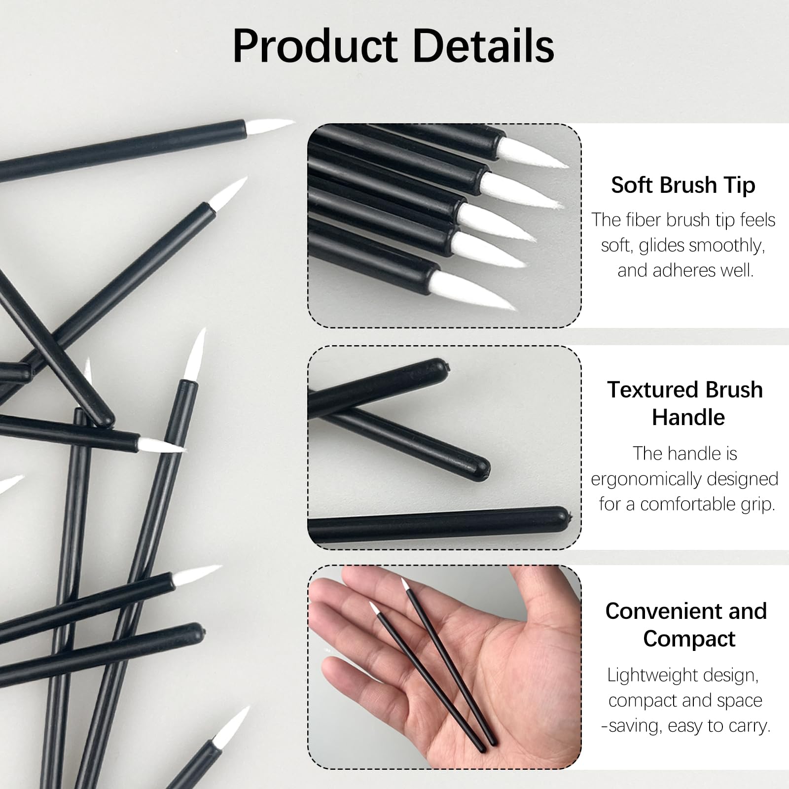 Jaasuee versatile brush suitable for makeup and art detailing.