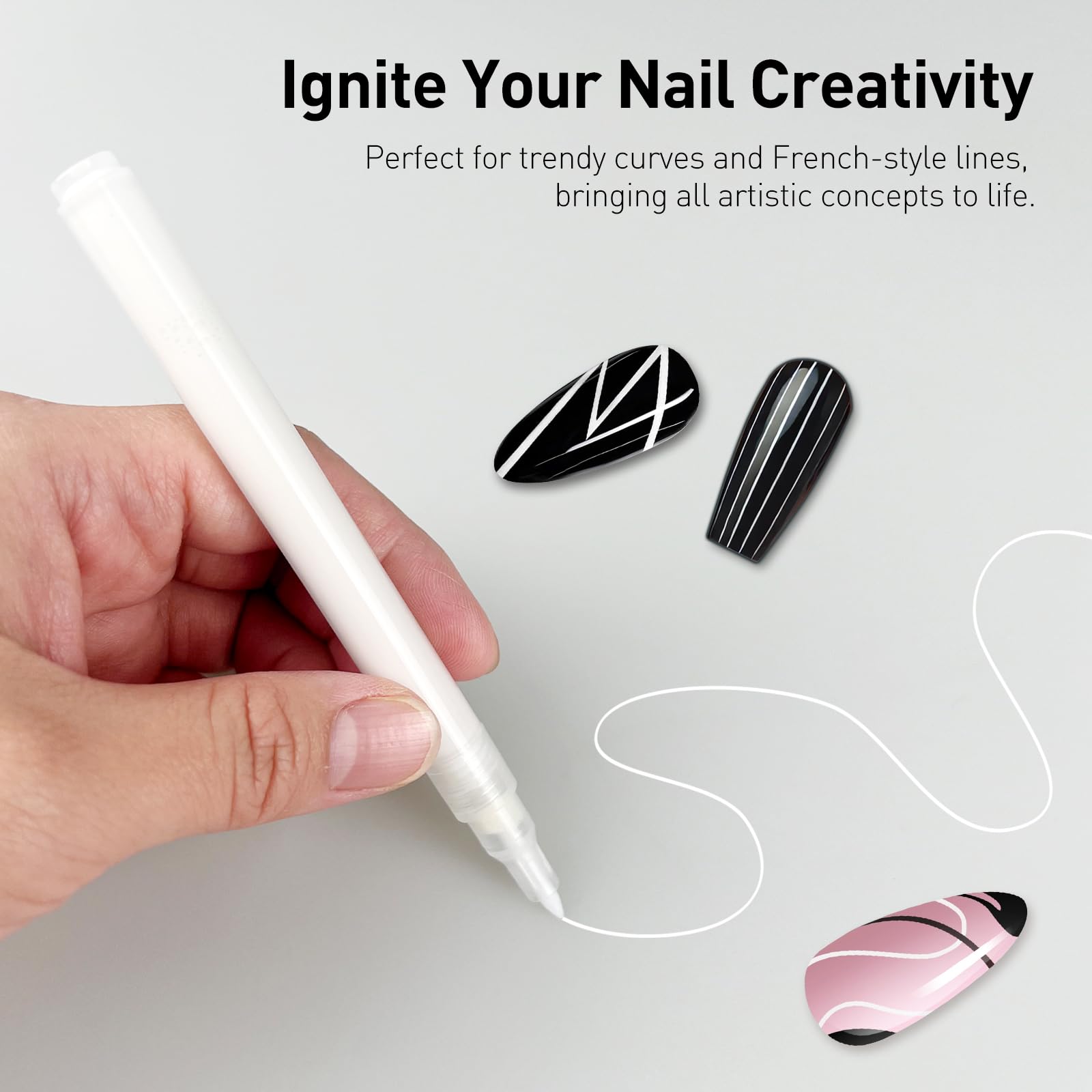 Jaasuee portable nail art kit keeps compact pens ready for on-the-go manicures.