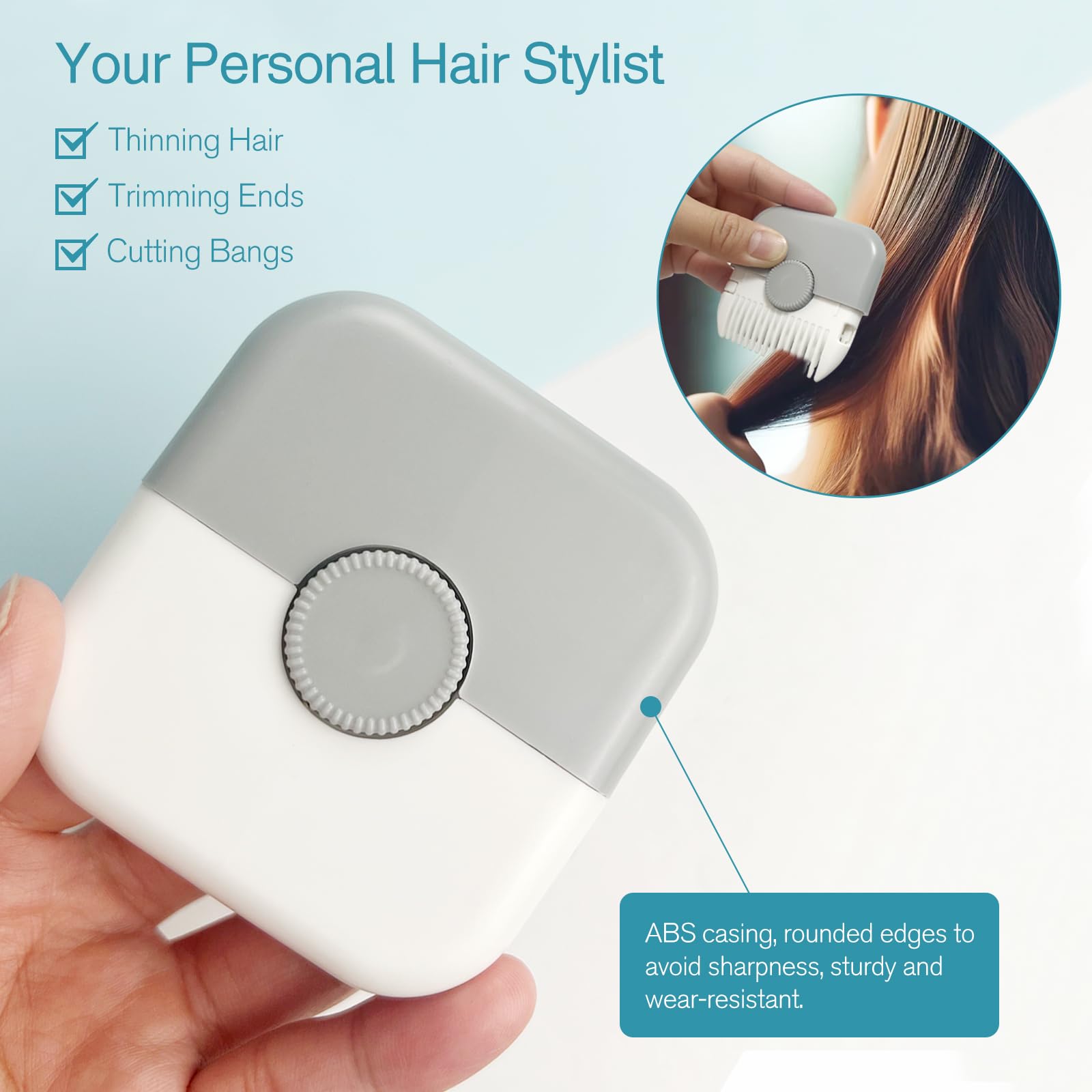 Jaasuee: uso cómodo para flequillos y detalles en casa.