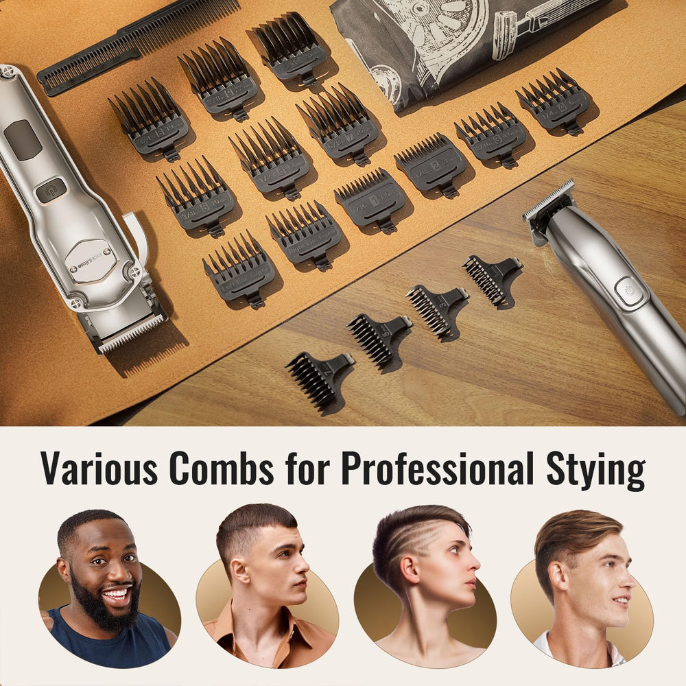 Jack & Rose guide combs collection for customizable hair lengths