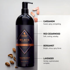 Close-up shows rich lather from the sulfate-free formula for gentle cleansing.