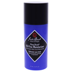 Jack Black Clean Break bottle front showing oil-free daily moisturizer for shine-free skin.