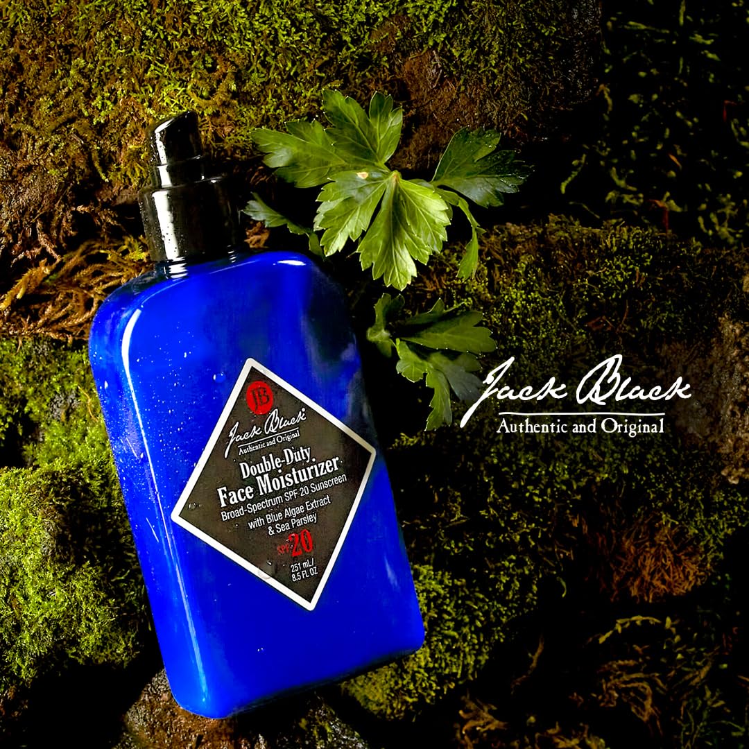 Jack Black Double-Duty Face Moisturizer phospholipids support moisture and barrier.