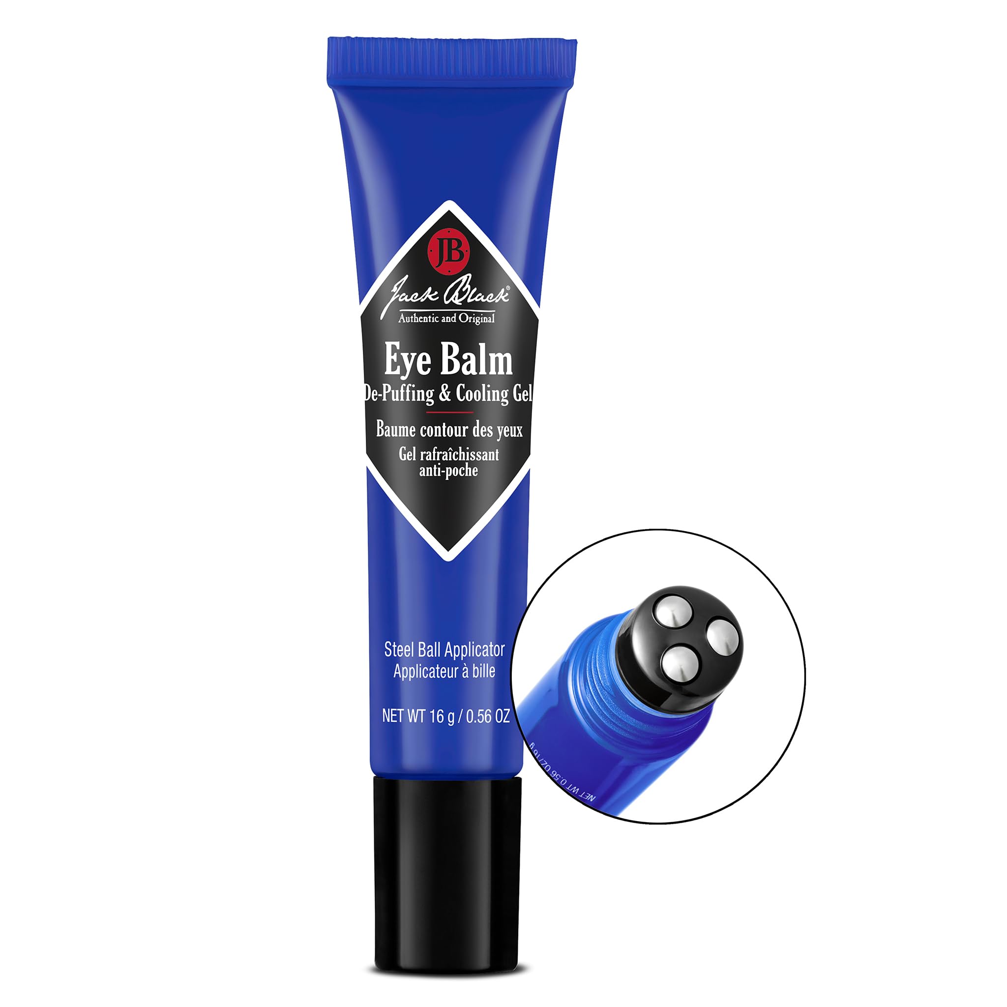 Jack Black Eye Balm cooling effect demonstrates instant refresh when stored cold.