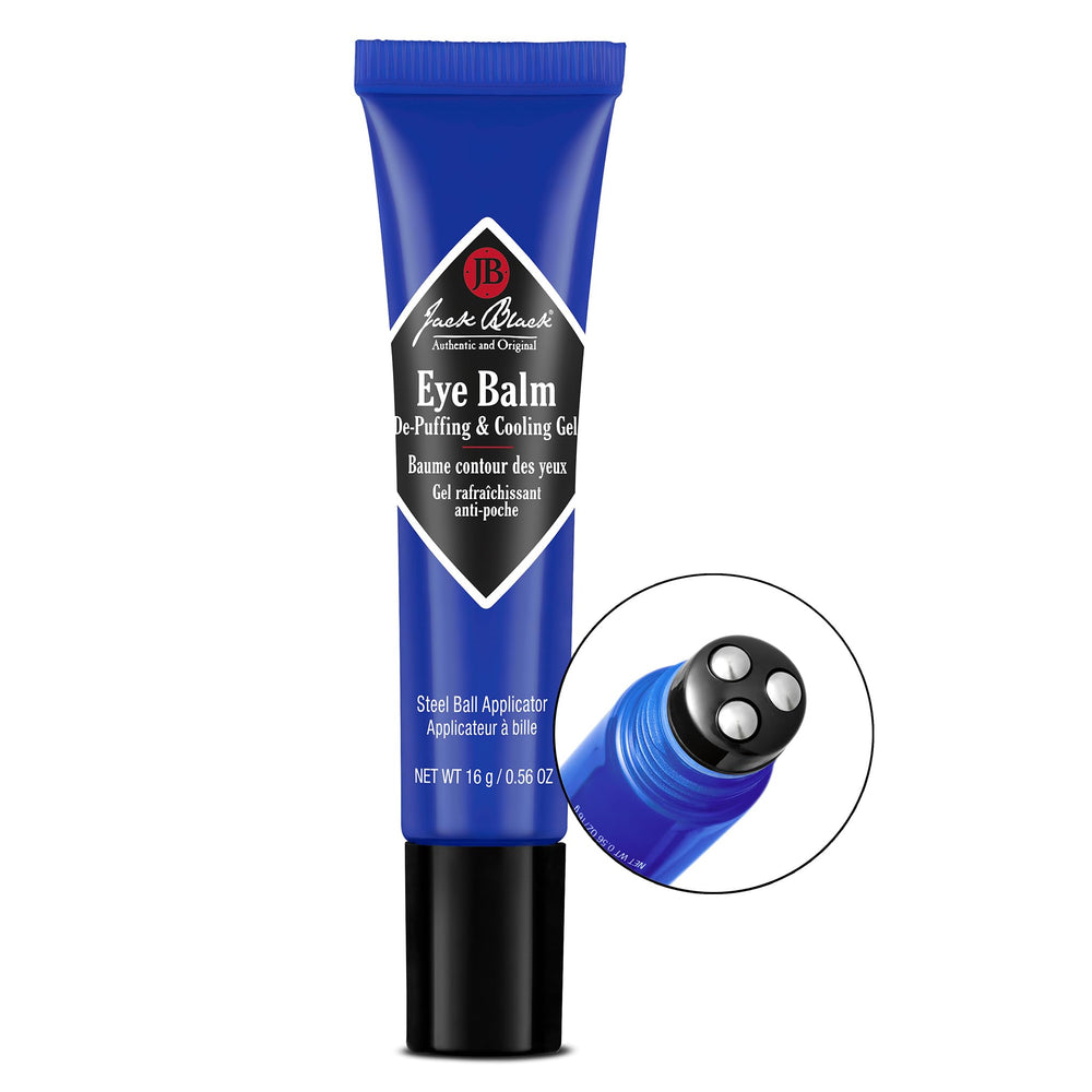 Jack Black Eye Balm cooling effect demonstrates instant refresh when stored cold.